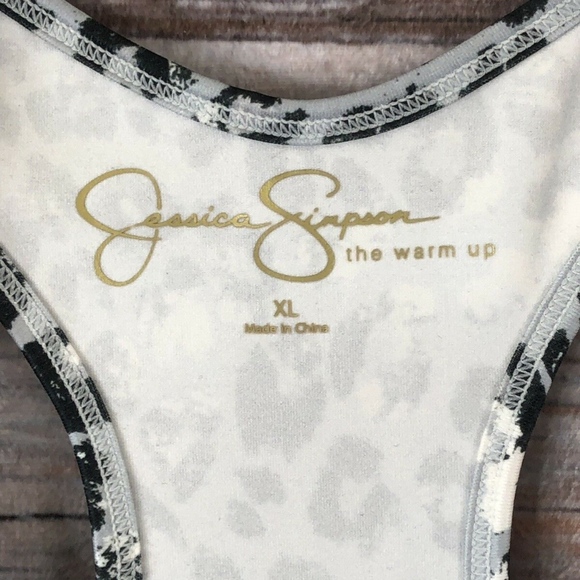 Jessica Simpson THE WARM UP Razor Back Tank - Picture 4 of 4